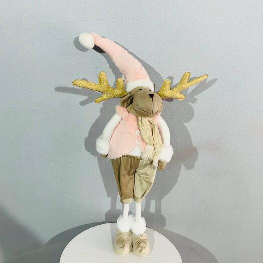 Handmade Christmas Moose Interior Toy