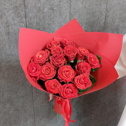 Букет из 15 роз 🌹