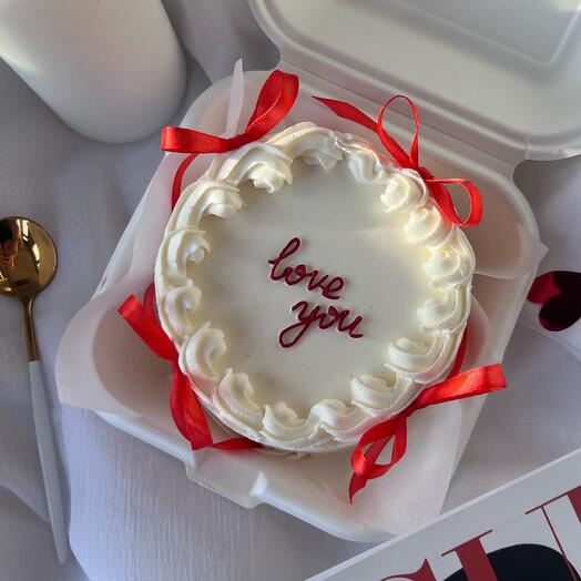 Бенто торт «Love you»