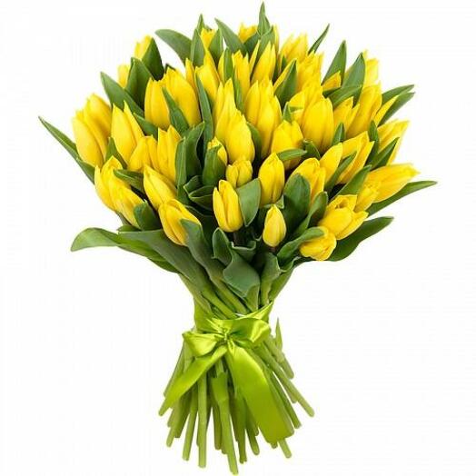 61 Yellow Tulips