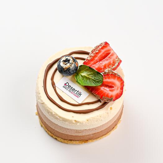 Торт мороженое "Три шоколада" порционный