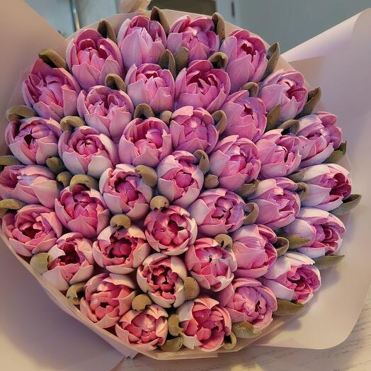 Tulipanes de malvavisco