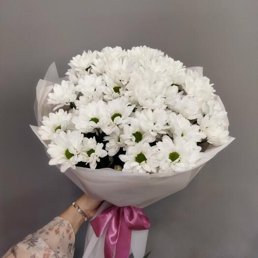 Букет из хризантем "Летний"