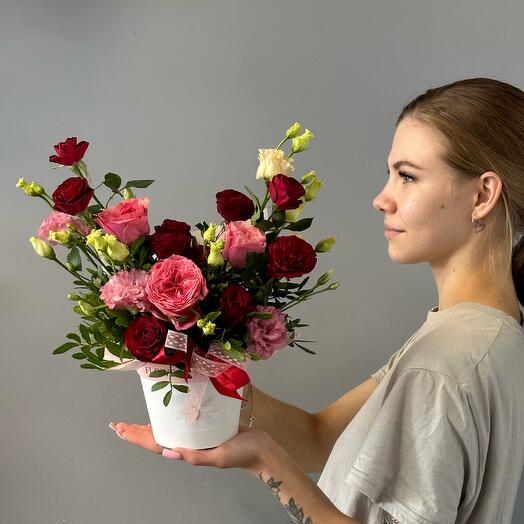 Цветы в коробке 141