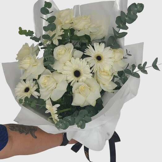 White Rose Bouquet