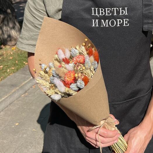 Букет сухоцветов «Осенний бархат»