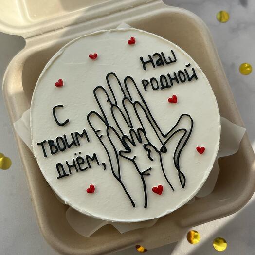 Бенто торт «семья»