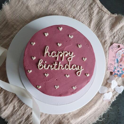 Веган торт "Happy birthday"