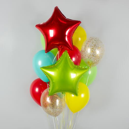 Set of 12 mini-balls "Carousel" Lite