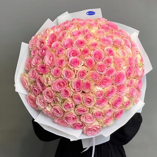 Голландская 101 роза