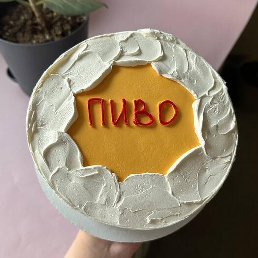 Бенто торт «Пиво»