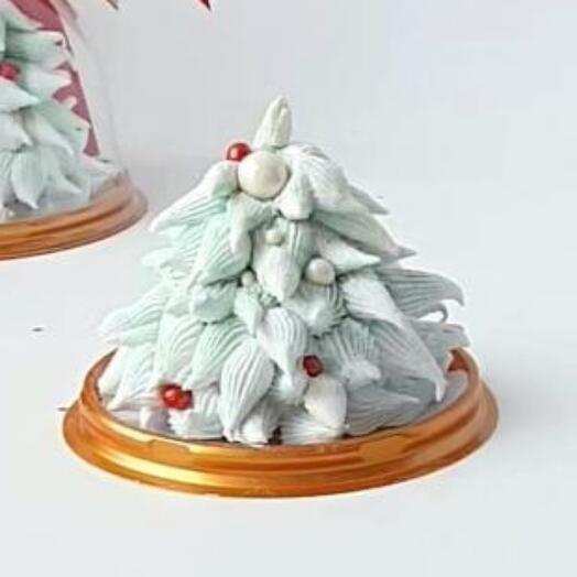 Зефирная ёлочка на прянике Новогодний подарок