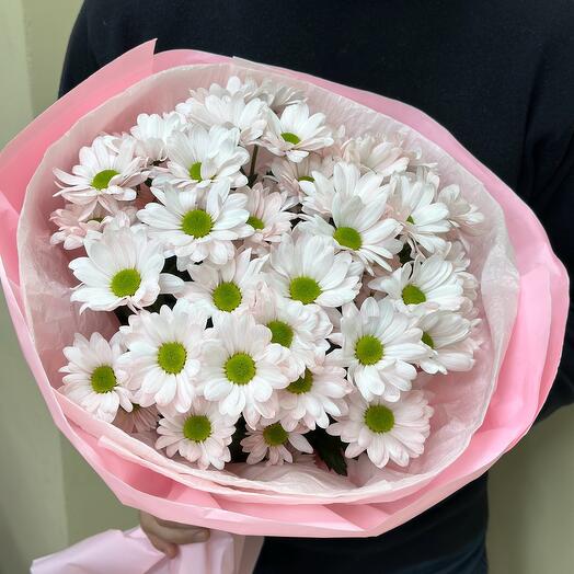 Букет из ромашковых хризантем