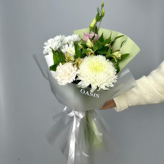 Bouquet with chrysanthemums
