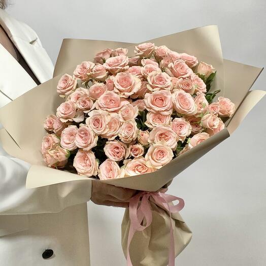 Кустовые розы. 15 шт