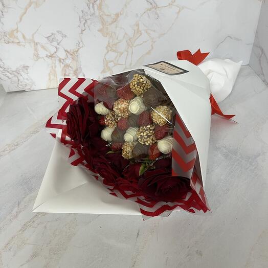 Compliment with roses