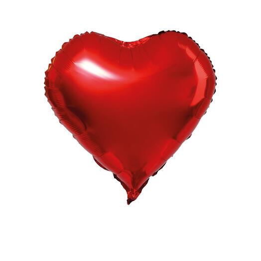 Foil balloon 18" "Heart", color red