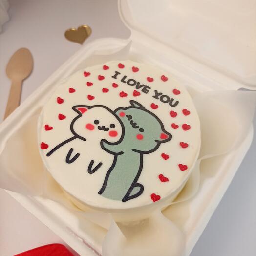 Бенто-торт "I love you". Подарок любимой, любимому
