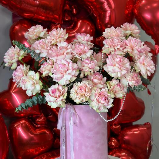 Французская Роза в коробке гигант