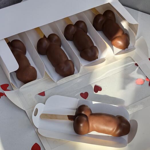 Ескімо ракета, тістечко 18 + подарунок на дівич-вечір, подарунок подрузі, в подарунок для коханої дівчини, дружини