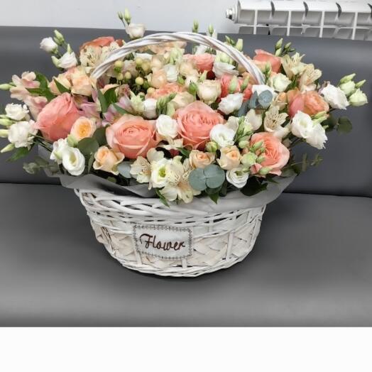 Корзина с цветами 💐