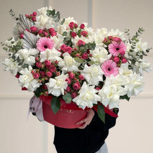 Сборная красная коробка