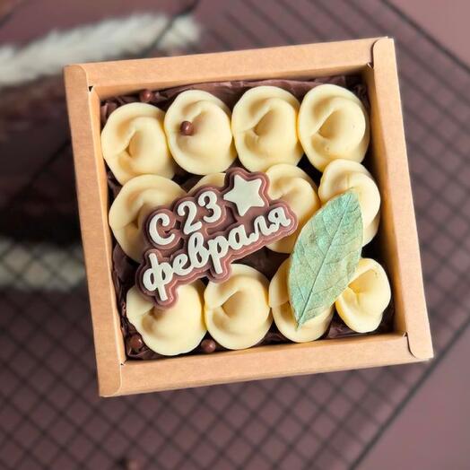 Шоколадные пельмешки на 23 февраля