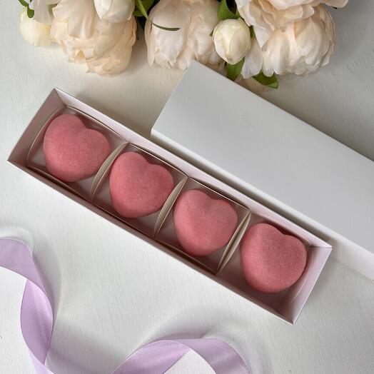 Подарок маме, девушке, любимой. Набор моти сердце