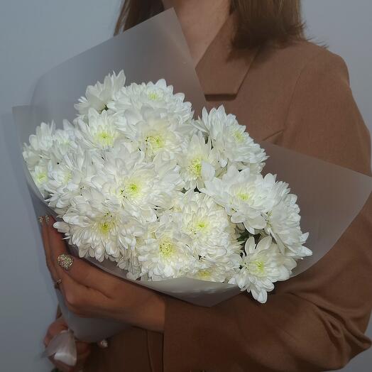 Букет белых хризантем, 11 шт. Florentika