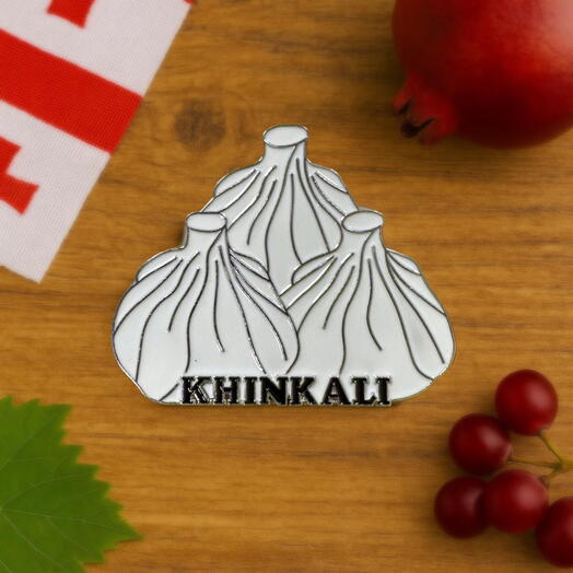 Магнит сувенир «Хинкали» большой. Magnet souvenir Khinkali