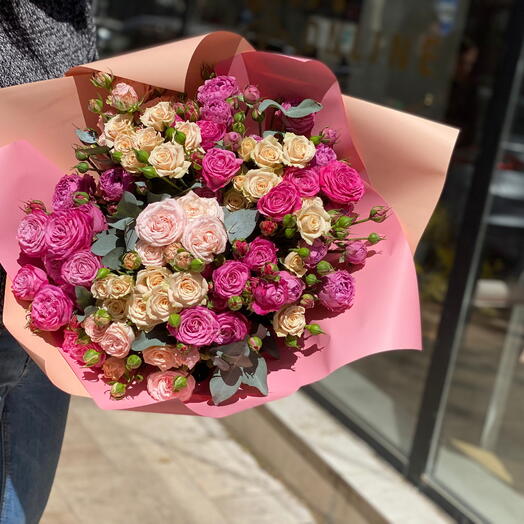 MIx spray roses