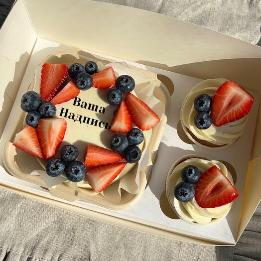 Набор бенто с вашей надписью на день рождения 🎁/ для любимой девушки/мамы/бабушки/папы