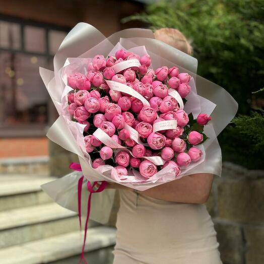 Букет «Ласковый» из кустовых роз