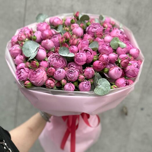 Мини пиончики в басенке