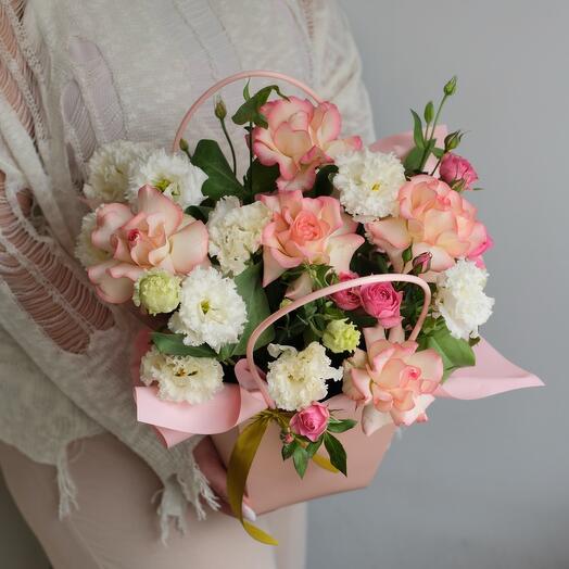 Французские розы в сумочке