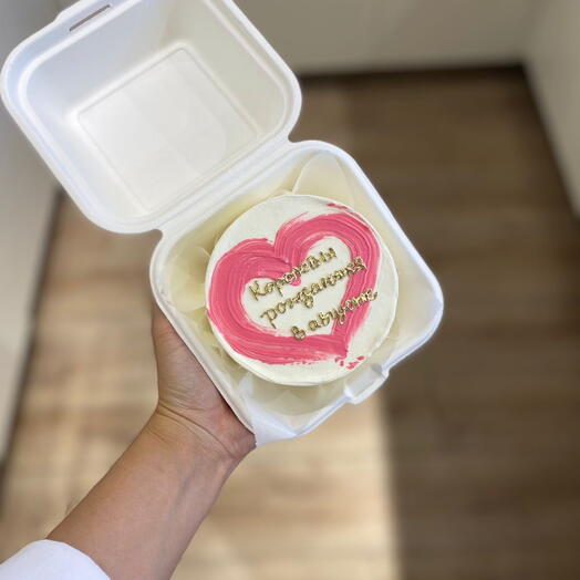 Бенто торт Королева рождается в августе 🤍