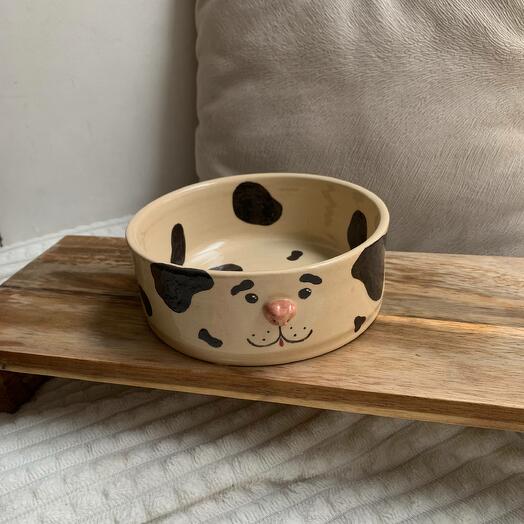 Тарелка глубокая керамическая / миска "Собачка" [4]