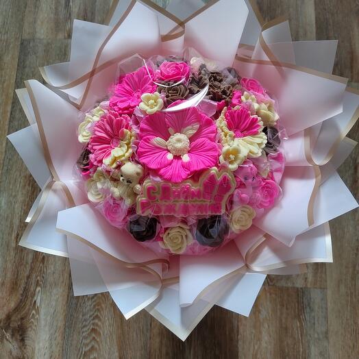 Букет. Шоколад.Шоколадный букет "с днем рождения"