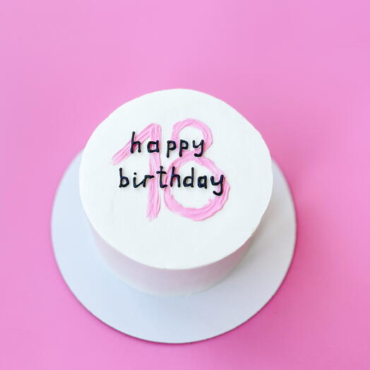 Бенто-торт «Happy birthday 18»