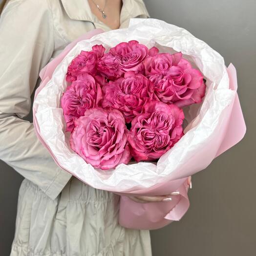 Букет 7 кудрявых роз💕💝