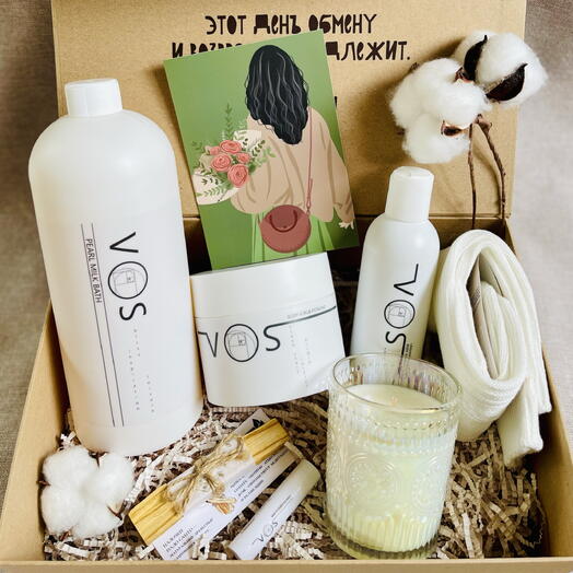 СПА набор «От всех видов стресса» с органической уходовой косметикой