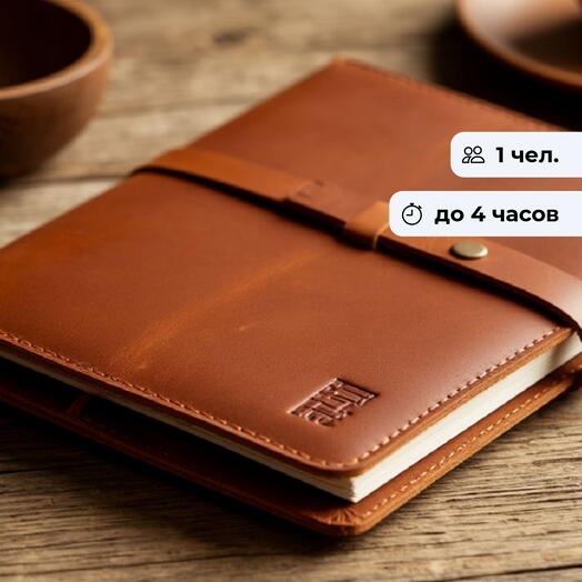 Обложка для идей. Мастер-класс по кожевенному делу