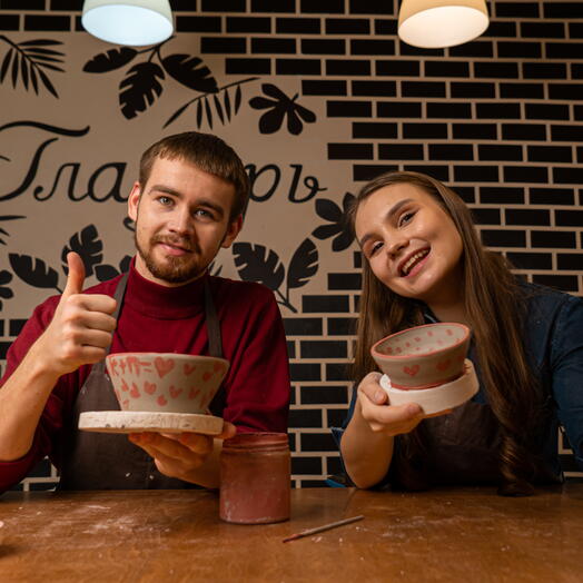 Подарочный сертификат «Мастер-класс по гончарному делу» (1 час, 1 человек)