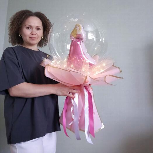Шар баблс с принцессой