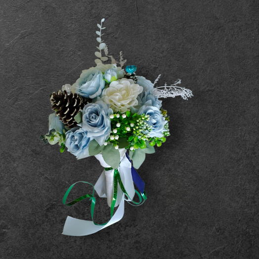 Свадебный Букет-дублёр свадебный "Зимний"