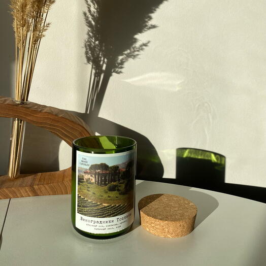 Свеча в винной бутылке