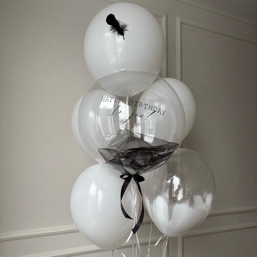 Шары с фатином на день рождения