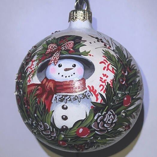 Новогодний шар SWAROVSKI "Сияние праздника" (2517)