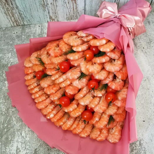 Букет из креветок