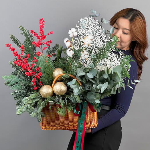 Цветы Букет Art Flowers Зимний Карнавал